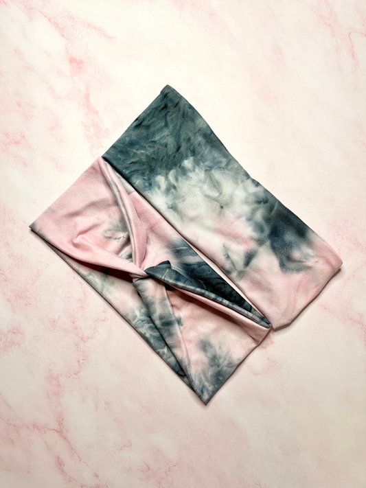 Gray & Pink Tie-Dye image 0
