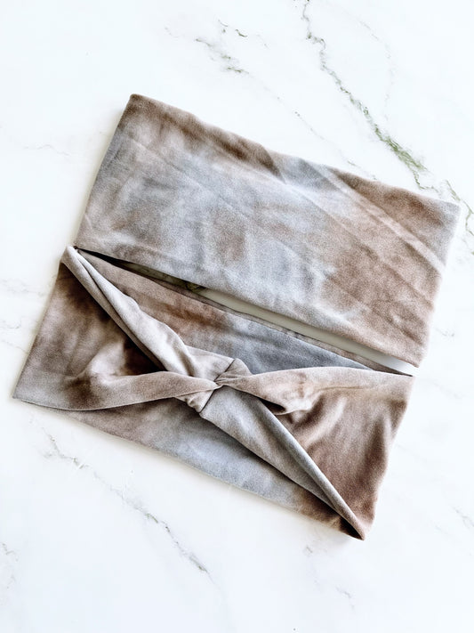 Tan & Blue Tie-Dye image 0