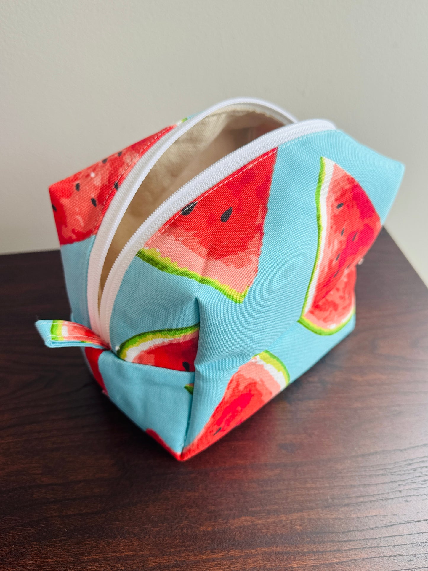 Watermelon Boxy Cosmetic Bag