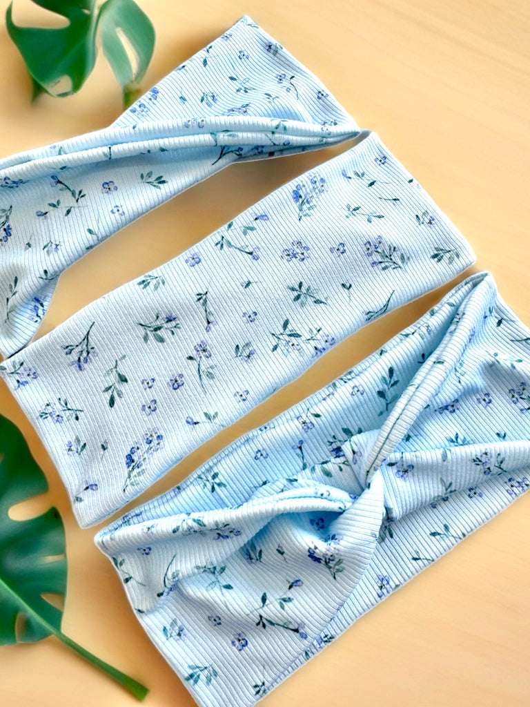 Ribbed Baby Blue Buds image 0