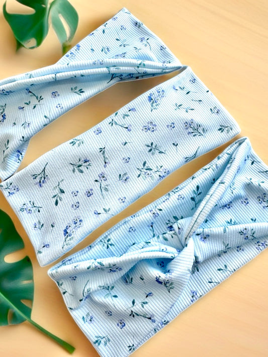 Ribbed Baby Blue Buds image 0