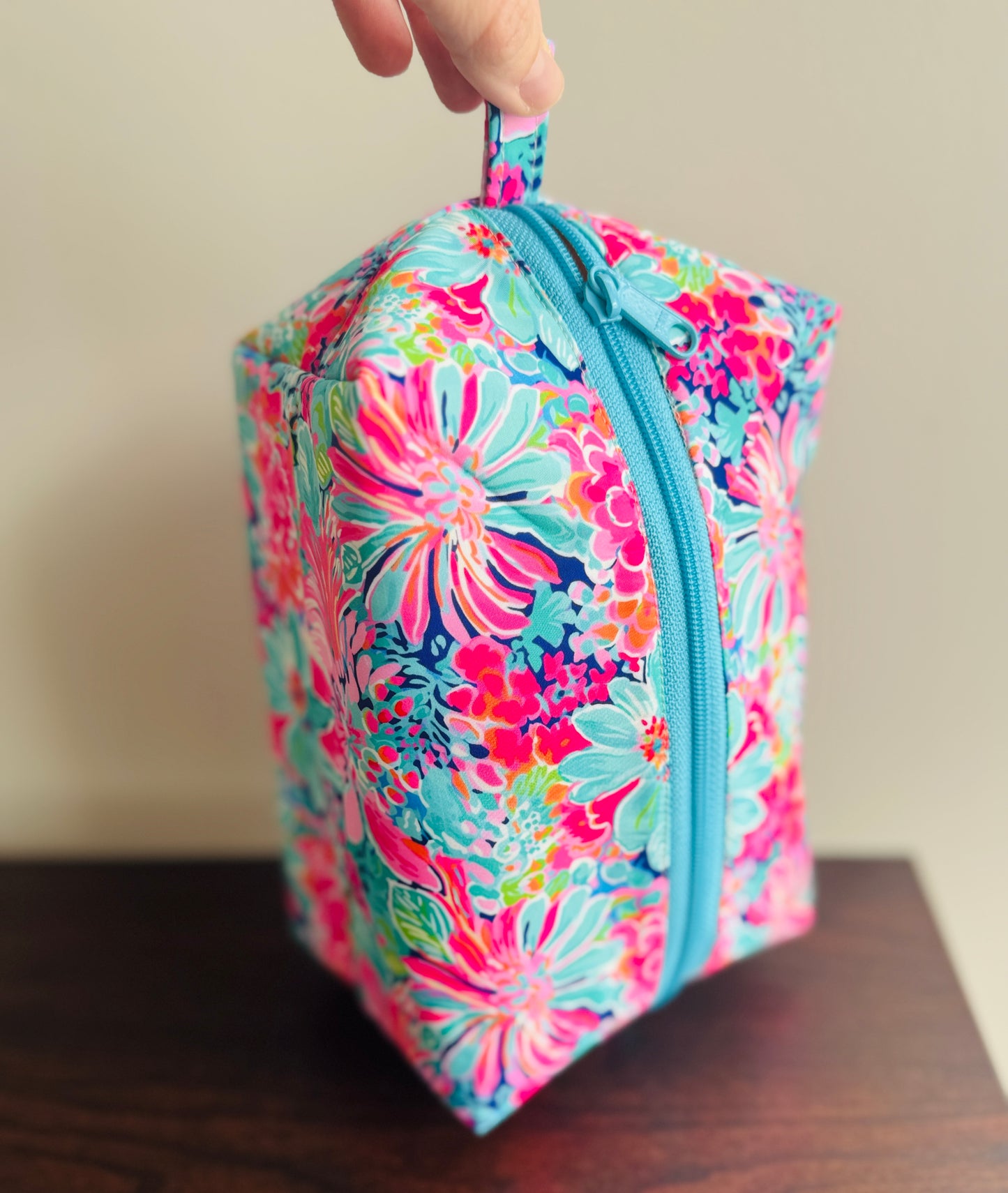 Preppy Boxy Cosmetic Bag