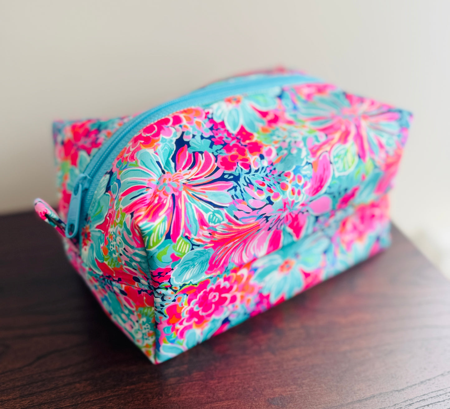 Preppy Boxy Cosmetic Bag