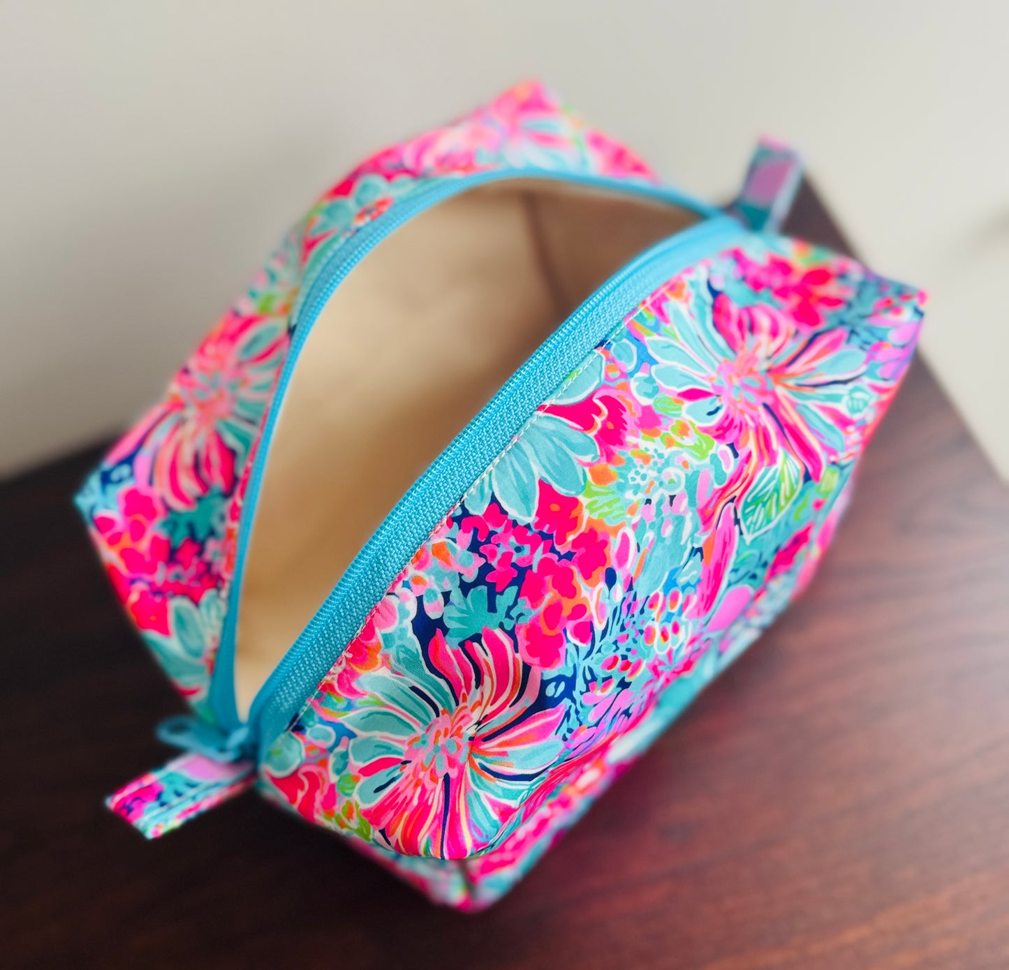 Preppy Boxy Cosmetic Bag