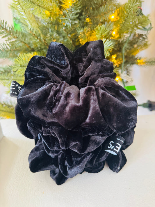 Black Velvet Scrunchie