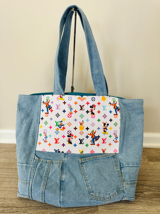 Jean Designer Disney Tote