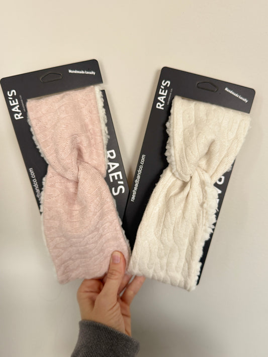 Cable Knit Sweater Sherpa