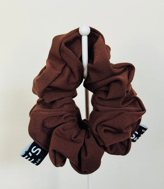 Chocolate Brown Scrunchie